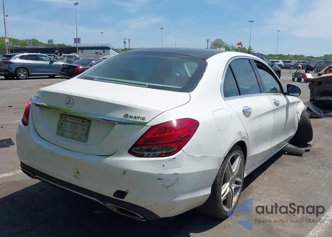 2017 Mercedes-Benz C 300 from USA, damaged, VIN 55SWF4KB6HU213450